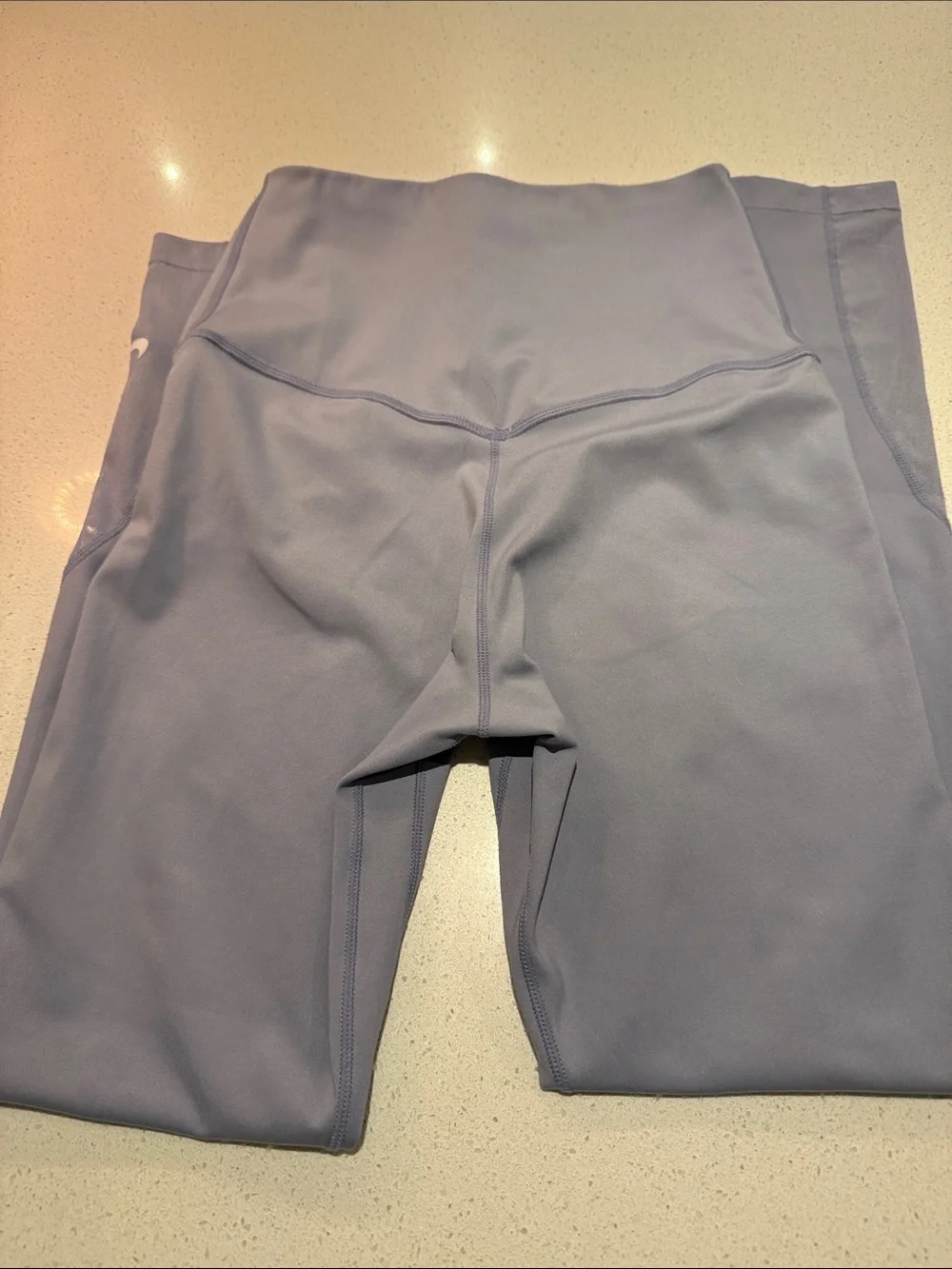 Nike Women's High-Waist Lavender Bike Shorts